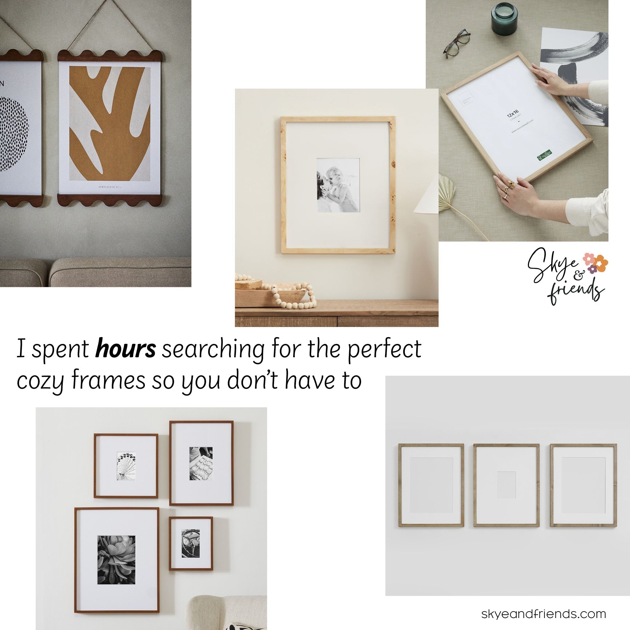 Modern Picture Frame Ideas for Nursery Prints