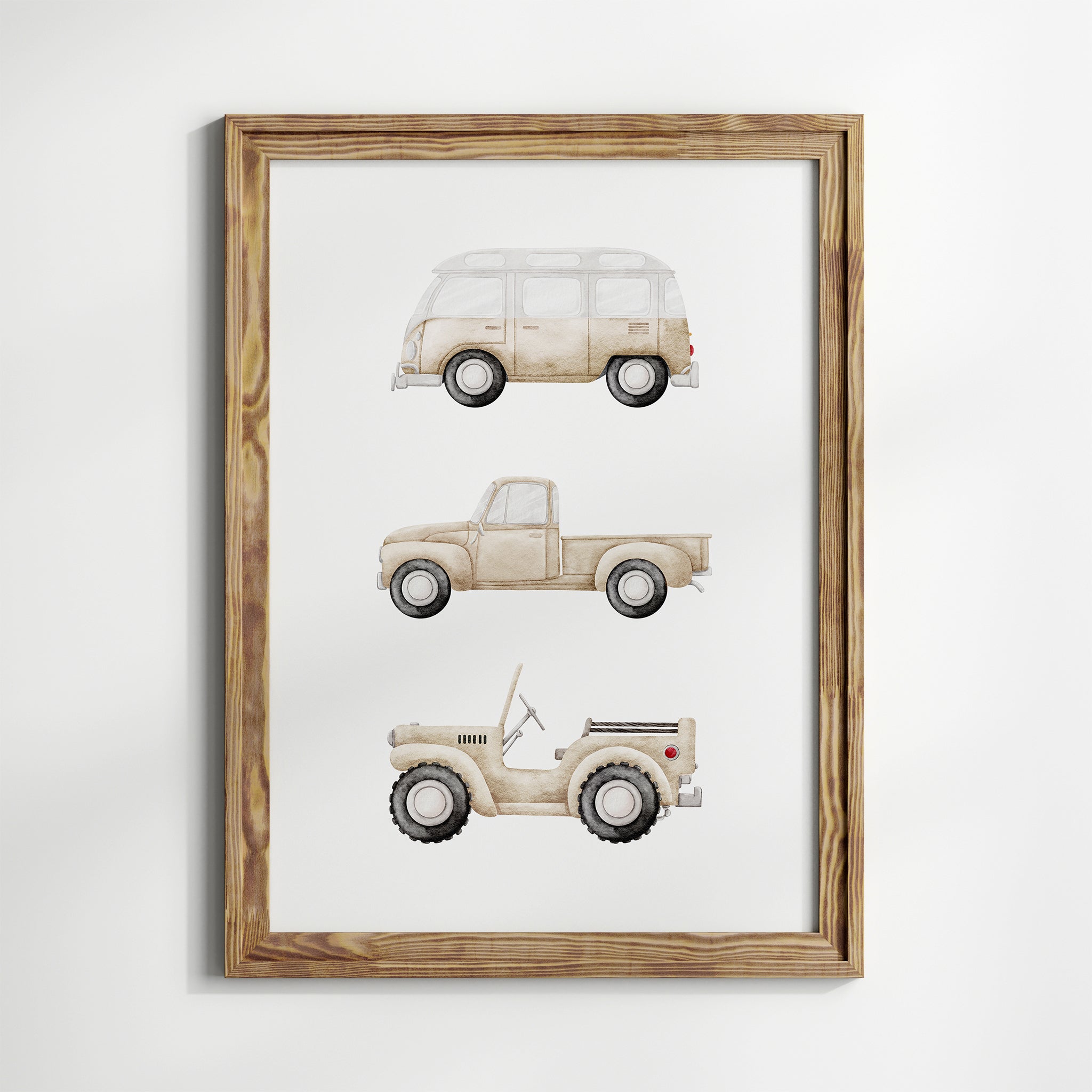 Car Themed Nursery Wall Art