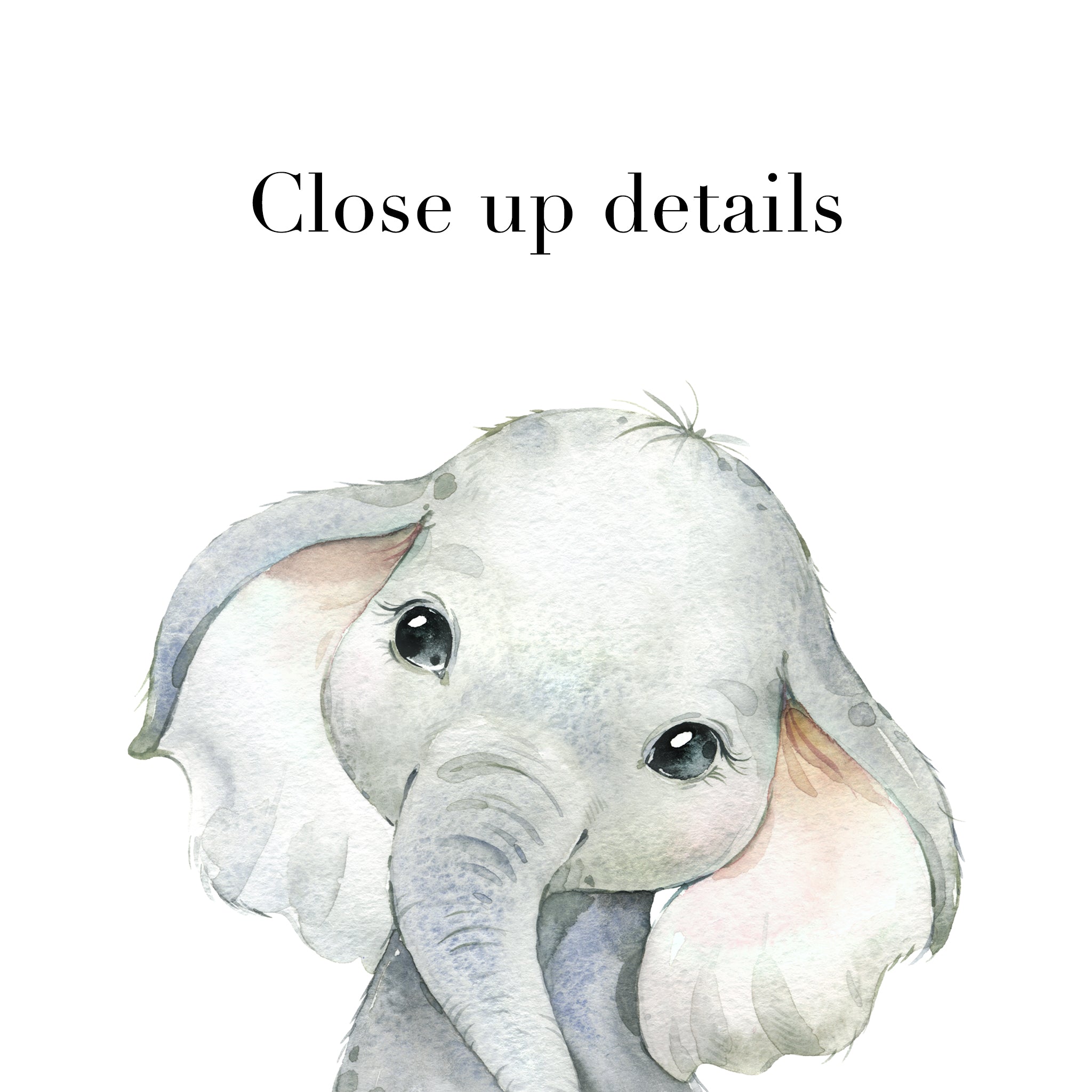 Elephant Nursery Print - Move Mountains