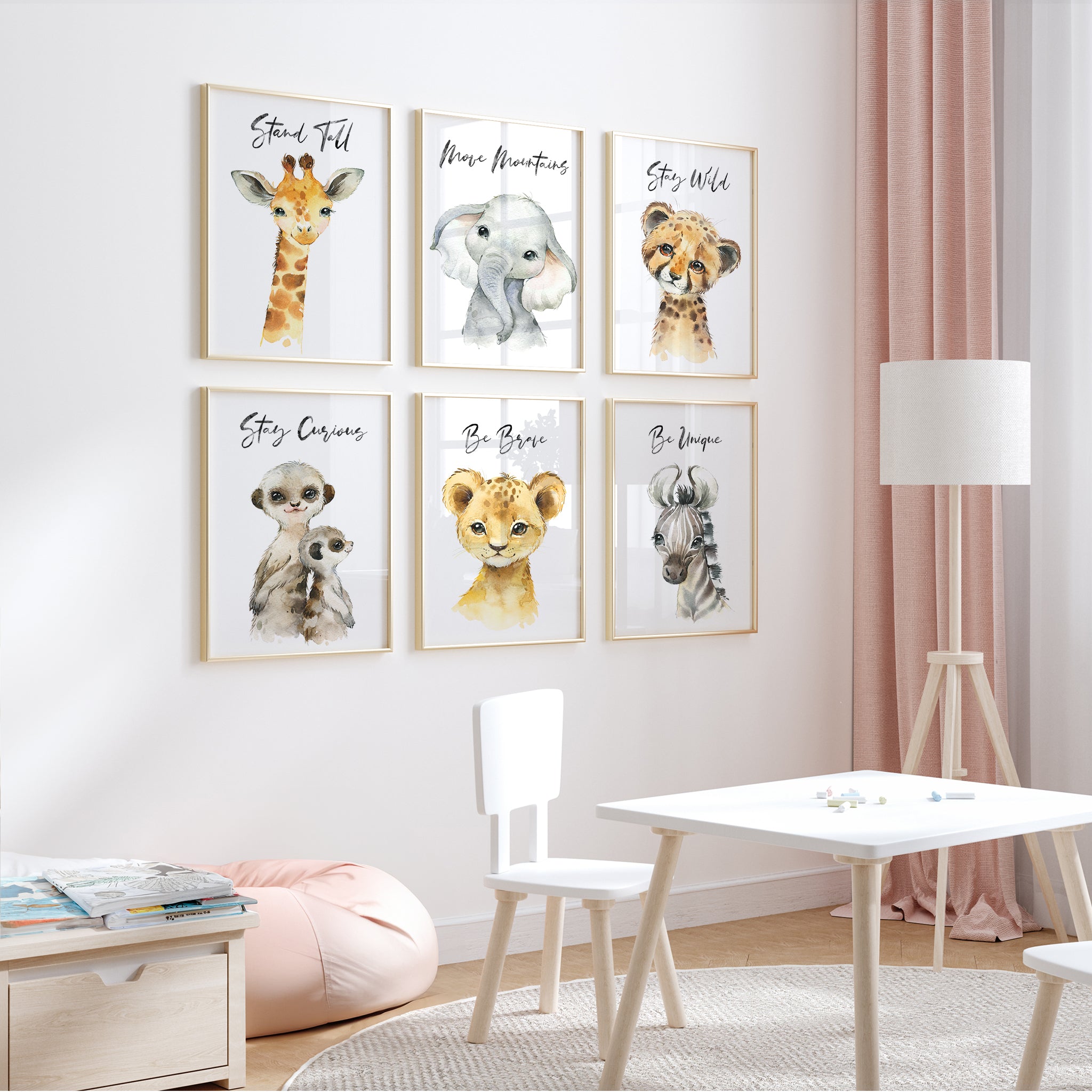 Elephant Nursery Print - Move Mountains