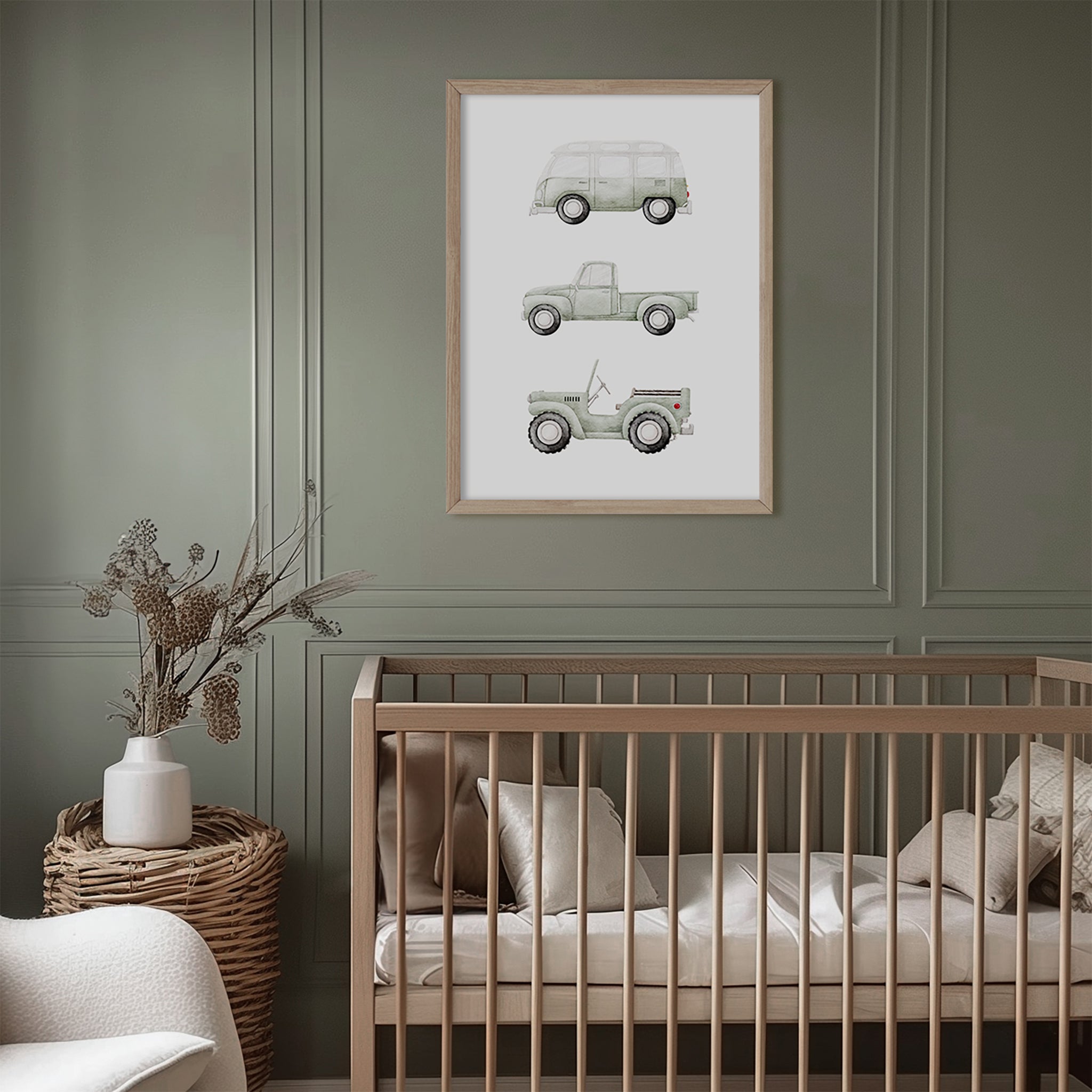 Car Themed Nursery Wall Art