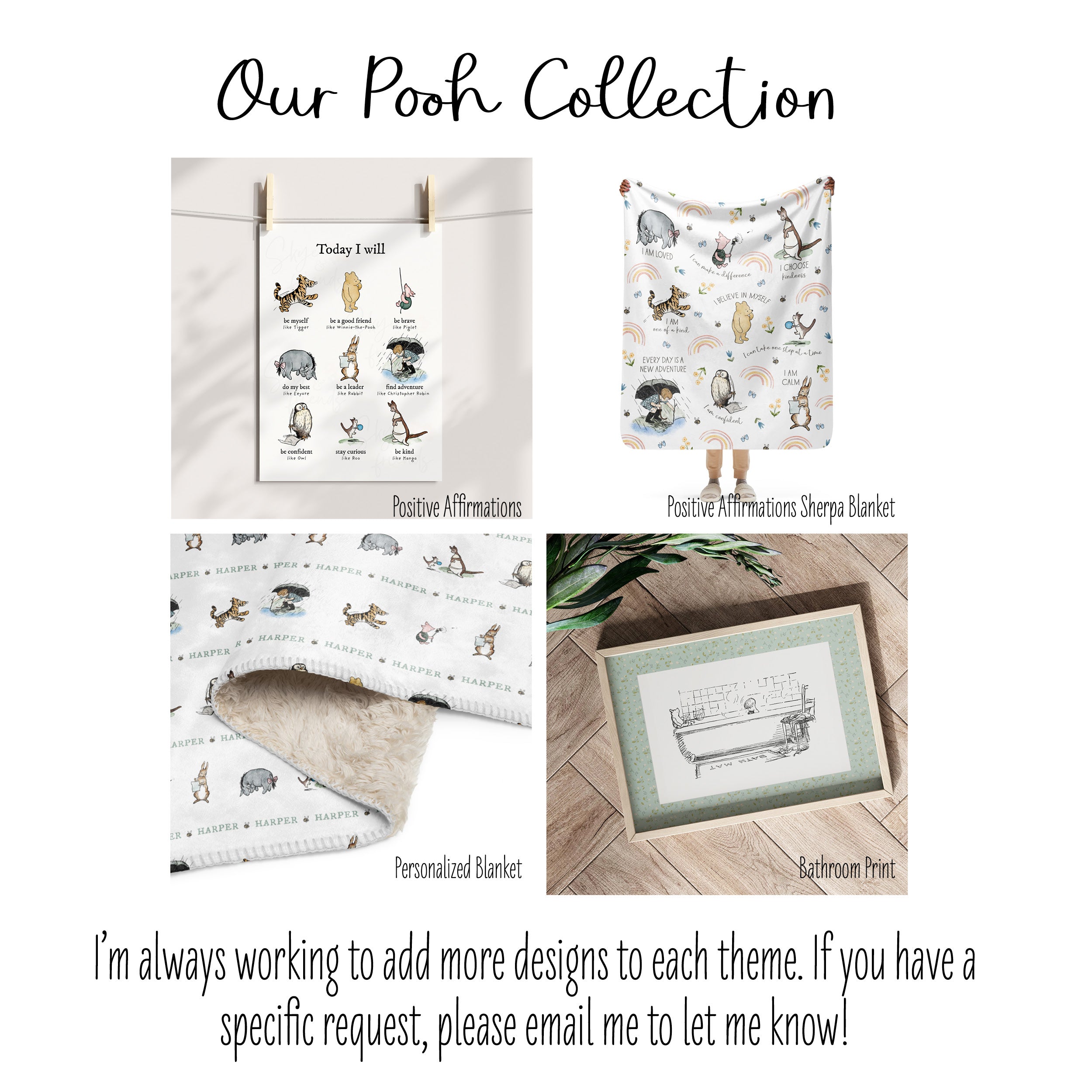 Classic Winnie-the-Pooh Baby Blanket | Sherpa