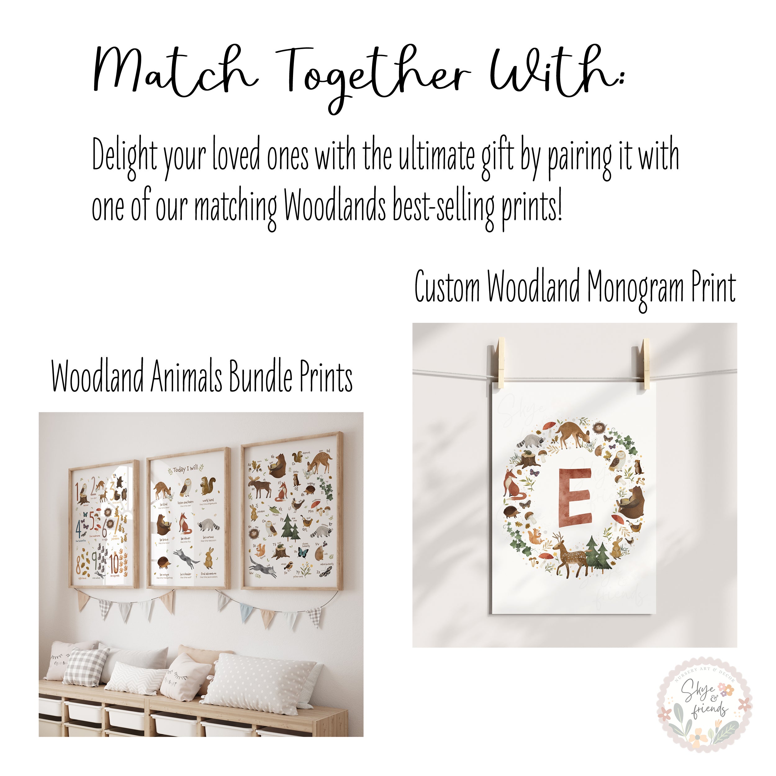 Forest Animals Blanket, Woodland Theme Baby Gift | Sherpa