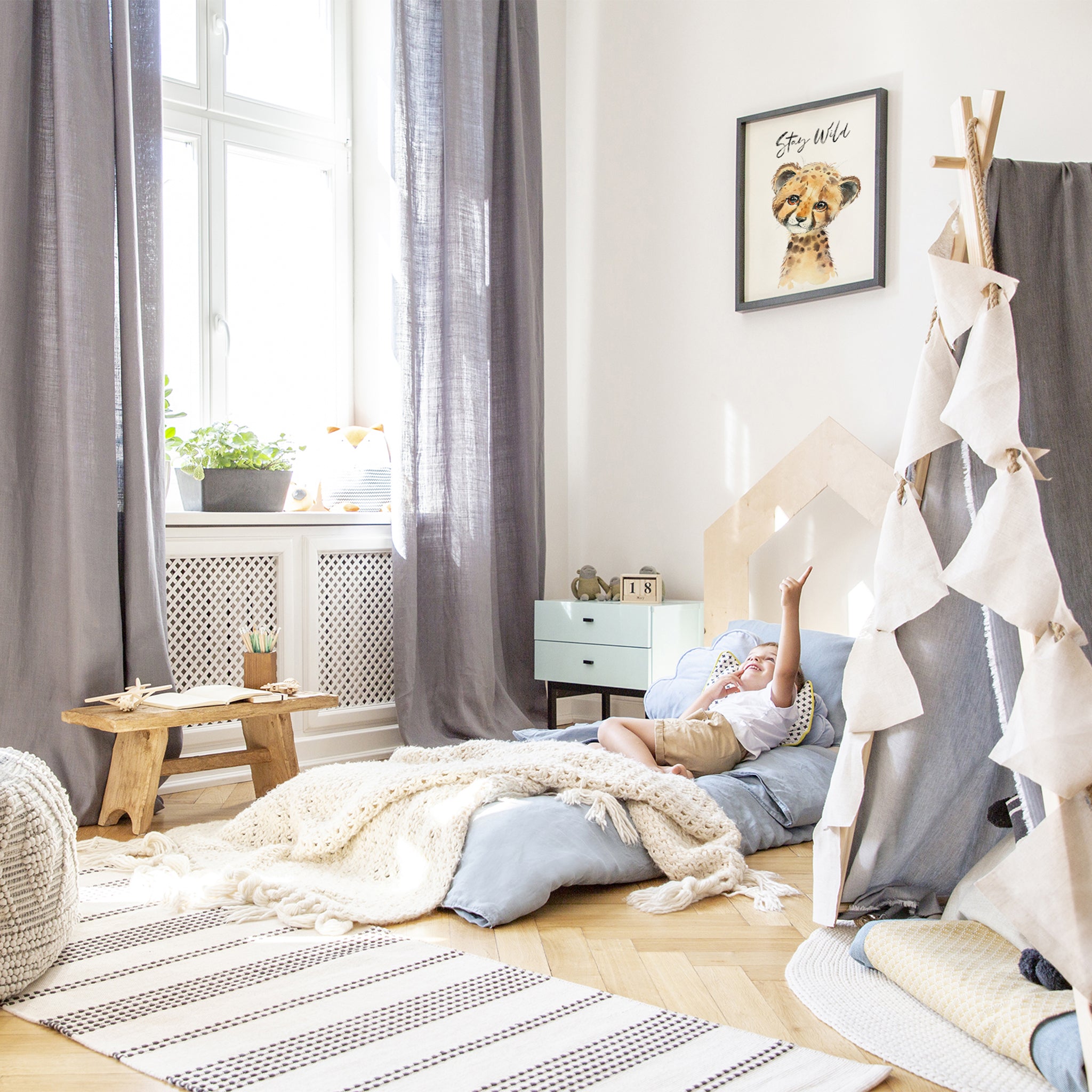 Cheetah Watercolor Print - Stay Wild