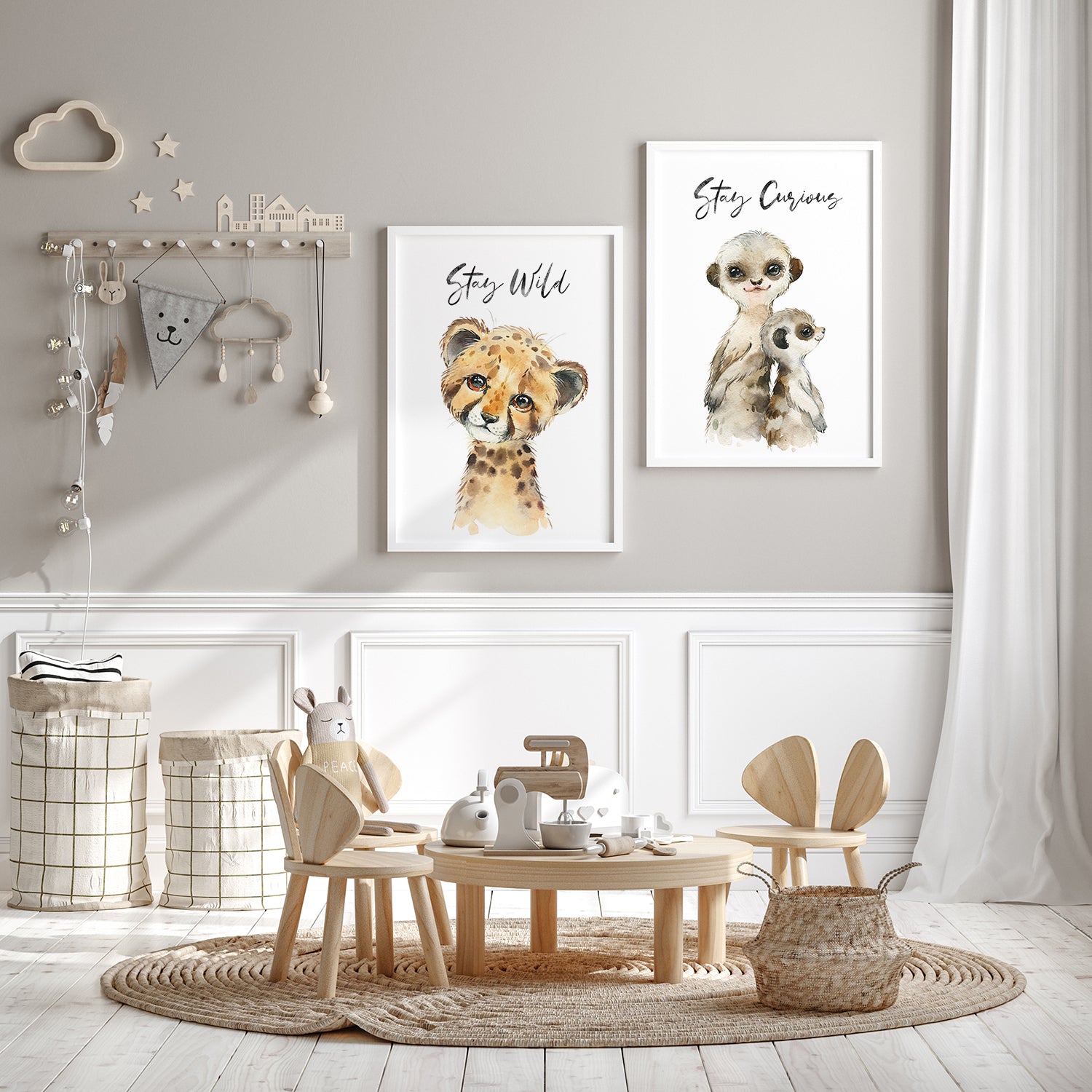 Cheetah Watercolor Print - Stay Wild