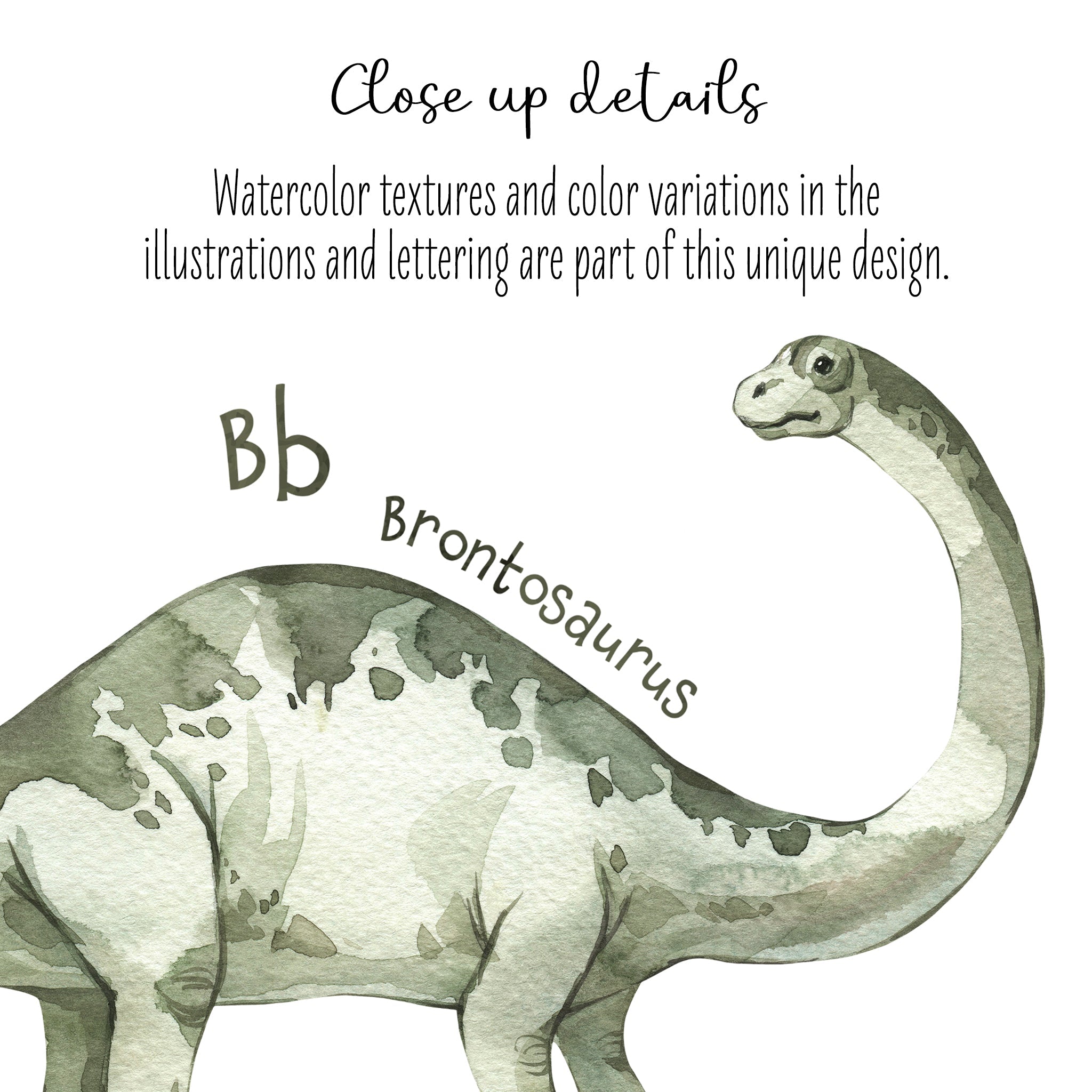 Dinosaur Nursery Prints Bundle Set