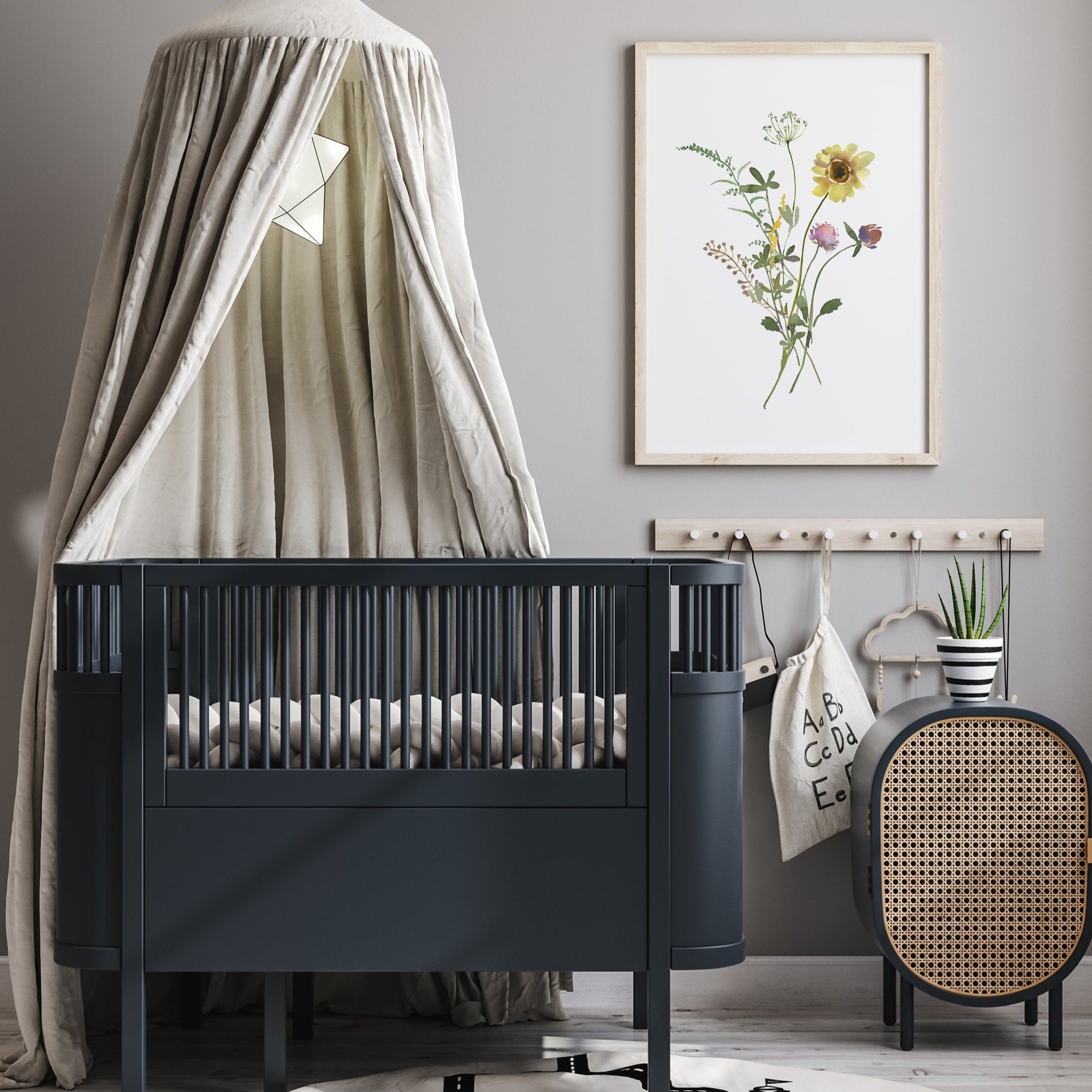 Wildflowers Nursery Print Bundle Set of 3