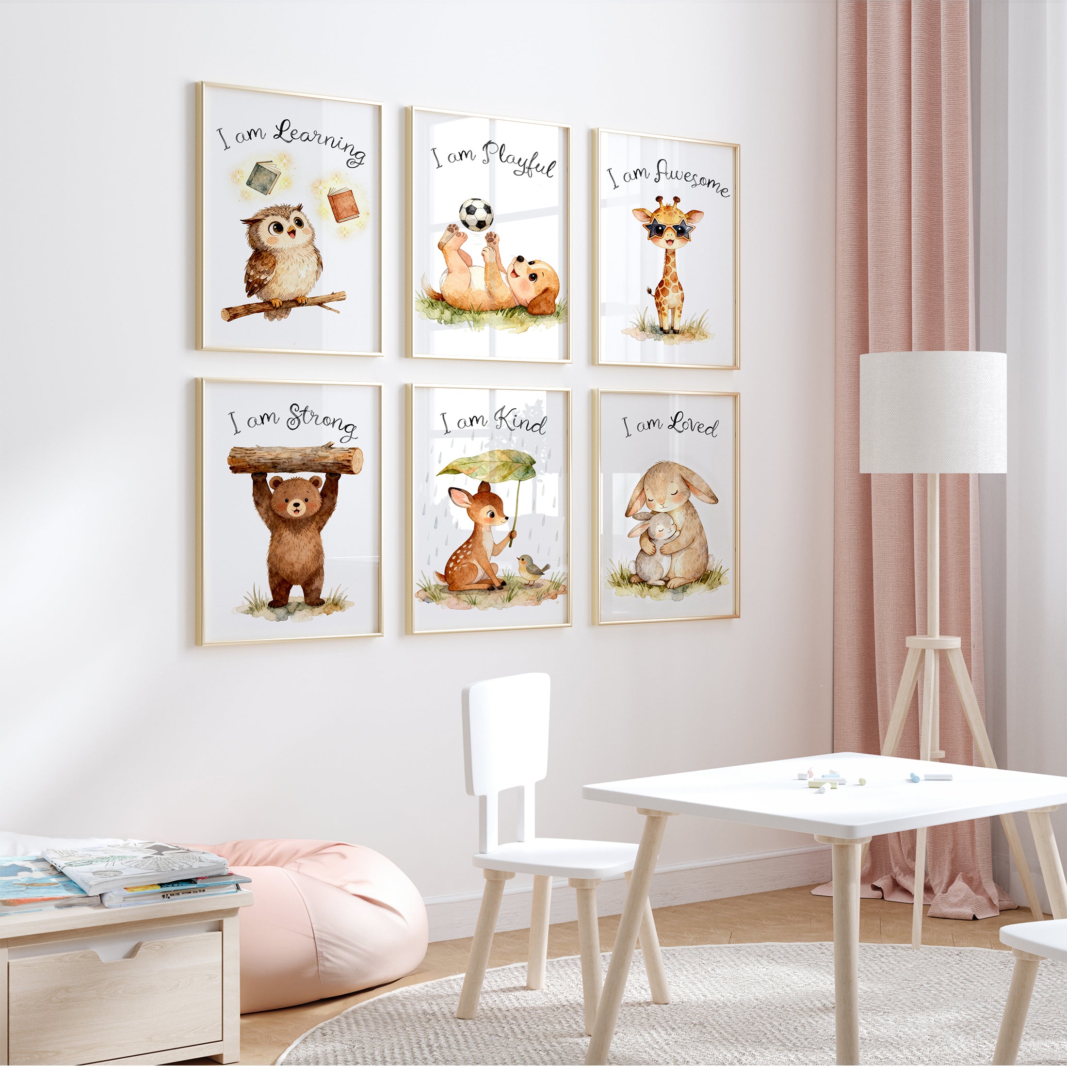 Build Your Own Nursery Animal Gallery Wall