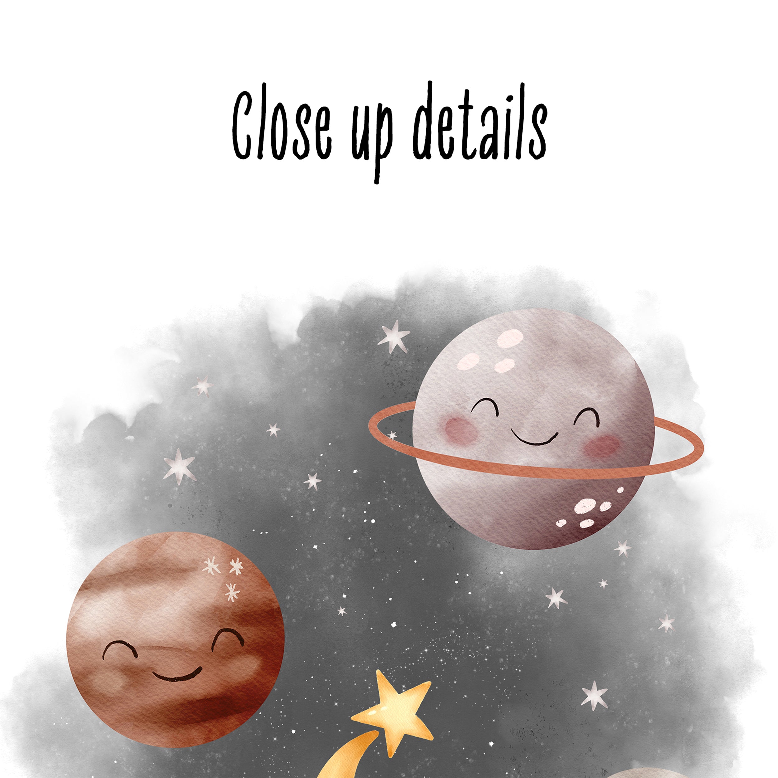Planets and Space, Little Explorer Nursery Wall Art